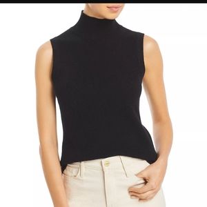 Bloomingdale 100% Cashmere Sleeveless Turtleneck